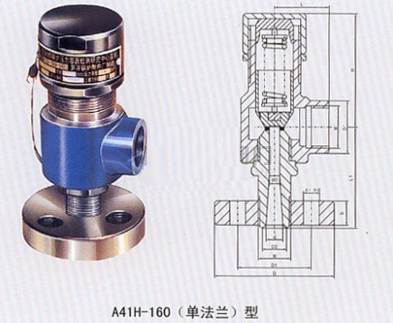 A41單法蘭型微啟式安全閥